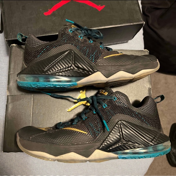 Nike Lebron 12 Low Carbon Fiber - NWOT- size 10 DS - no box - Picture 6 of 7